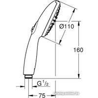 Душевая лейка Grohe Tempesta 27597003