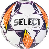 Футбольный мяч Select Brillant Super TB v24 (размер 5, белый/фиолетовый)