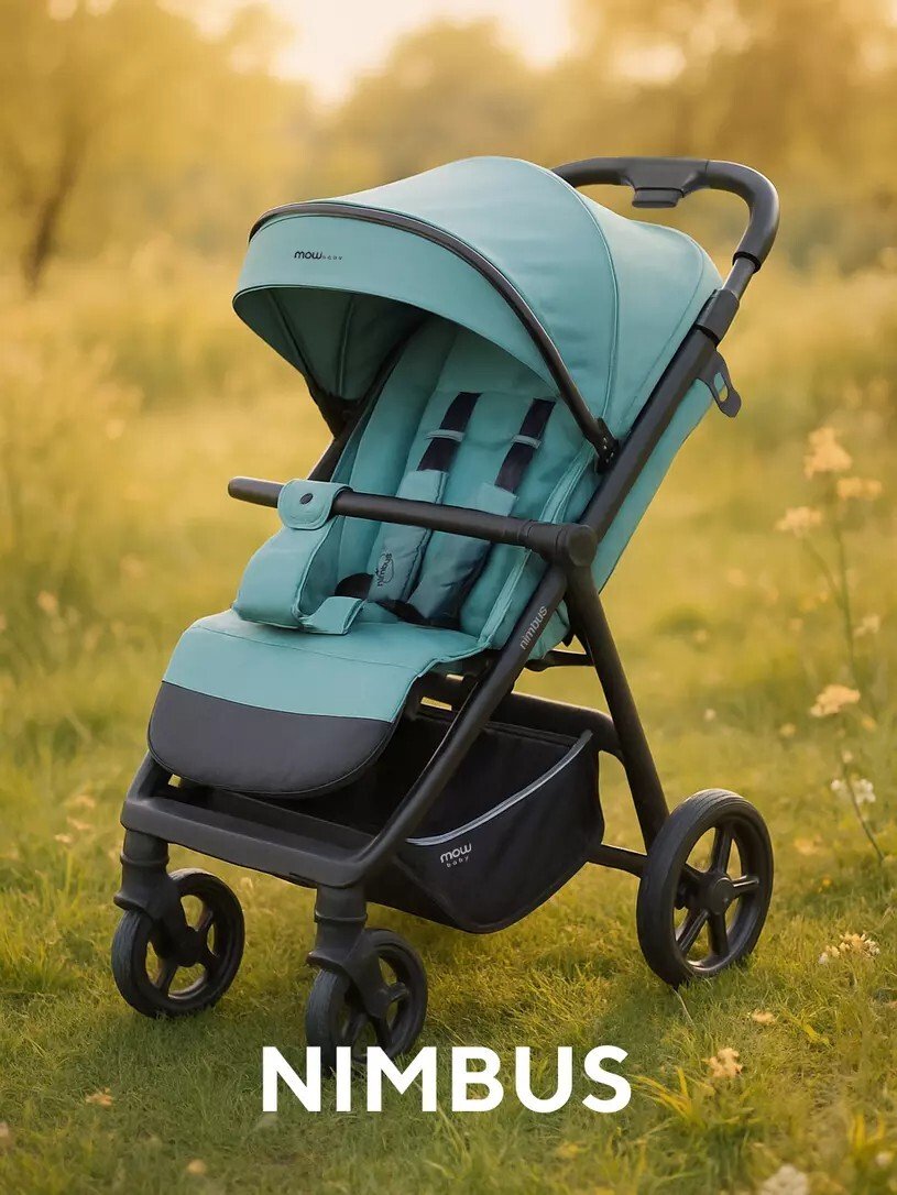 

Коляска прогулочная «книга» MOWbaby Nimbus MB103 (мятный)