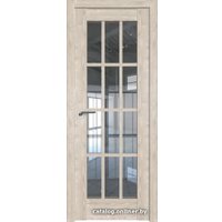 Межкомнатная дверь ProfilDoors 102XN L 50x200 (каштан светлый, стекло прозрачное)