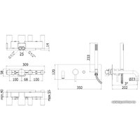 Смеситель Paffoni LIG001ST