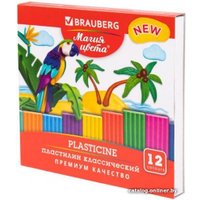 Пластилин BRAUBERG Магия цвета New 106426 (12 цв)