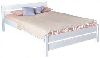 Кровать Dyatel Бора 140x200 с настилом HF-BS-034-WH (белый)