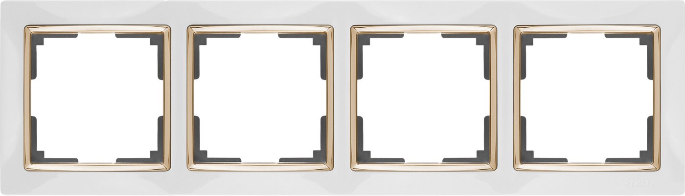 

Рамка Werkel Snabb WL03-Frame-04 (белый/золото)