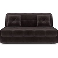 Диван Мебель-АРС Аккордеон Барон №2 ППУ 155x200 (бархат шоколадный Star Velvet 60 Coffee)