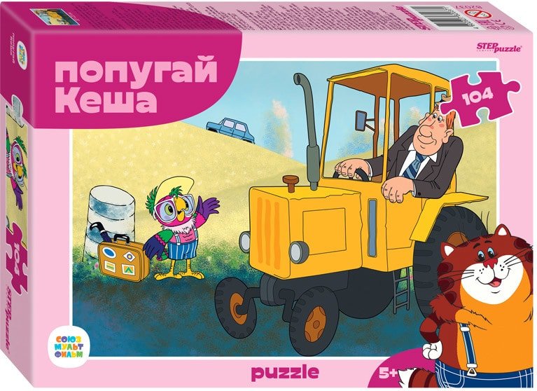 

Пазл Step Puzzle Попугай Кеша 82037 (104 эл)