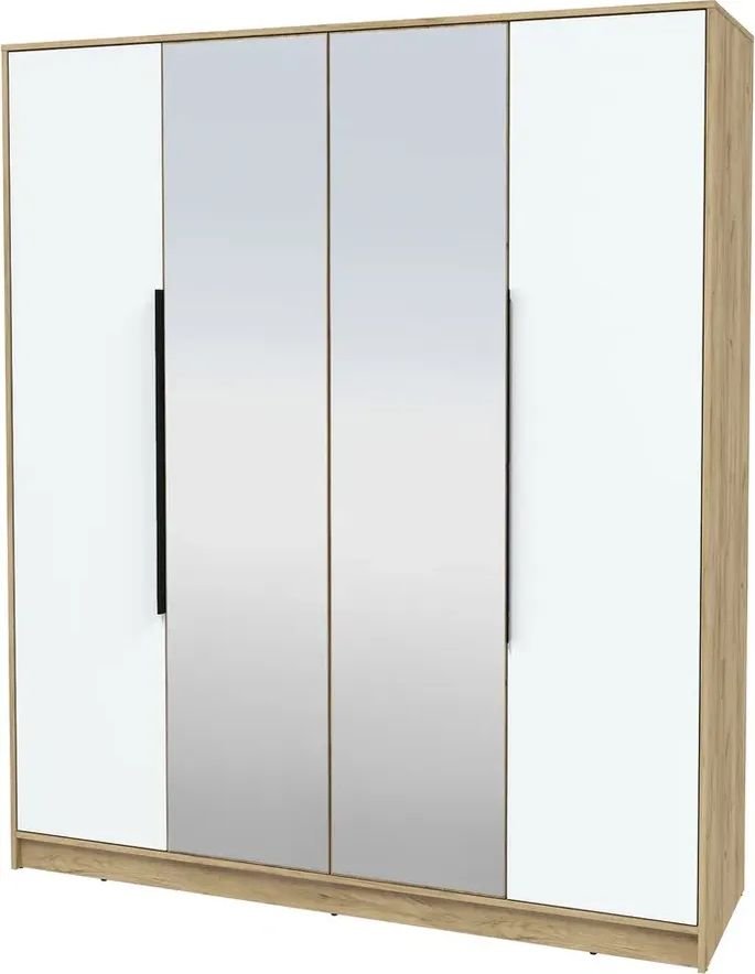 

Шкаф распашной Интерлиния Концепт КТ-Ш4з Глосс (дуб золотой/белый)