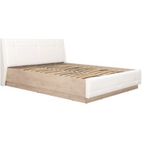 Кровать Mobi Муссон 11.28 (дуб эндгрейн элегантный/марвел вайт)