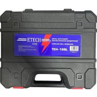 Дрель-шуруповерт ETECH TEH-18BL (с 2-мя АКБ, кейс)