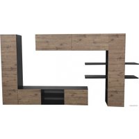 Горка КМК Мебель Альда 0918 (черный/дуб веллингтон) в Бобруйске