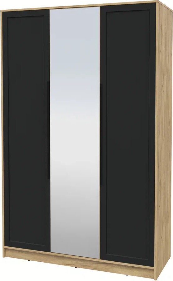 

Шкаф распашной Интерлиния Концепт Тренд КТ-Ш3(з) (дуб золотой/черный)