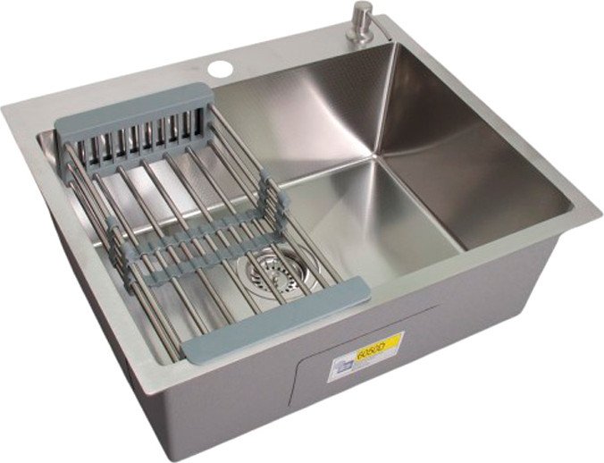 Кухонная мойка Wisent WS-36050D/GER013 (с сифоном, дозатором и коландером)