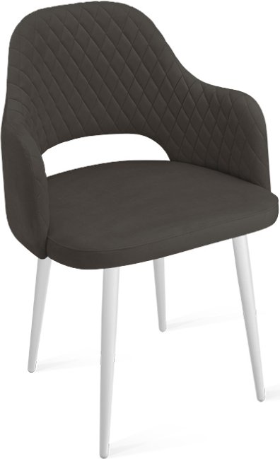 

Стул Трия Калипсо К1К (белый матовый/велюр Confetti Stone)