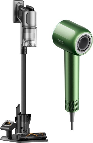

Пылесос Dreame Cordless Vacuum Cleaner Z30 VZV17A + Фен Dreame hairdryer Glory Master AHD10 (евровилка)