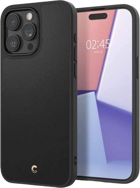 

Чехол для телефона Spigen Cyrill Kajuk Mag для iPhone 15 Pro Max ACS06632 (черный)
