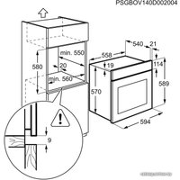 Электрический духовой шкаф Electrolux OEF5C50X