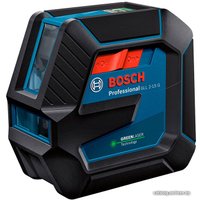 Лазерный нивелир Bosch GLL 2-15 G Professional 0601063W02 (LB 10 + DK 10, кейс)