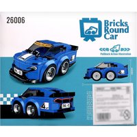 Конструктор Decool Bricks Round Car 26006 Спорткар