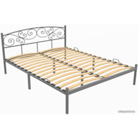 Кровать ИП Князев Лилия 90x200 (серый)