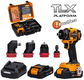 Дрель-шуруповерт Partisan AD-2150QBL (с 2-мя АКБ, кейс)