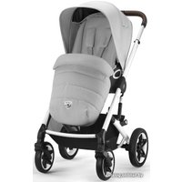 Коляска прогулочная «книга» Cybex Talos S Lux (SLV lava grey)