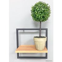 Полка Millwood H4H229 Л 30x15x30 (дуб золотой craft/черный)