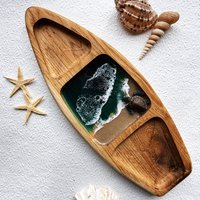 Менажница Wood_N_Sea Лодочка с черепахой