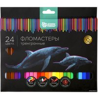 Фломастеры Schoolformat Дикая планета ФЛ24-ДПЛ (24 цв)