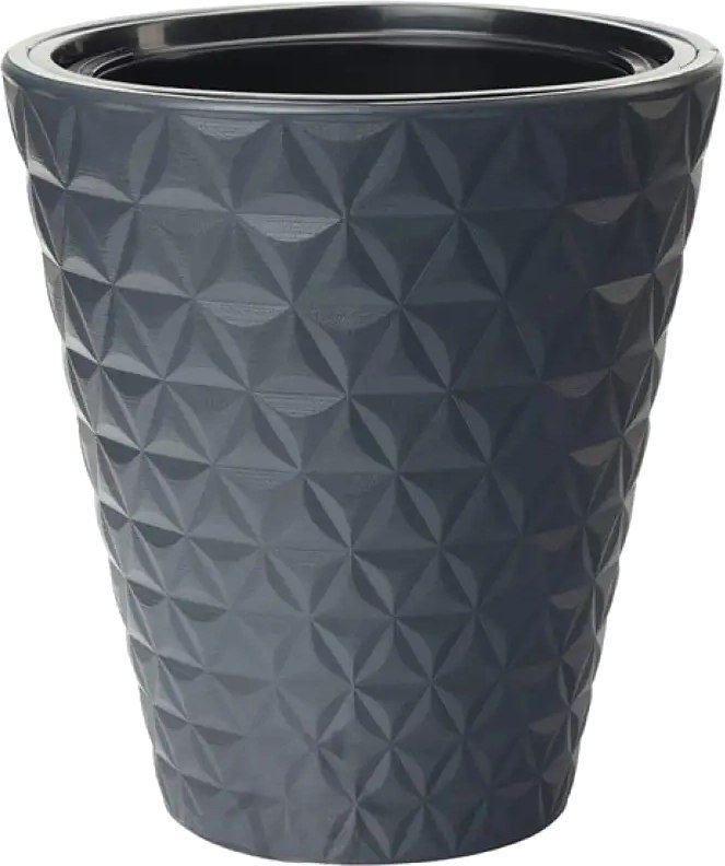 

Кашпо Form-Plastic Diament 40 Antracyt 2920-014