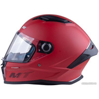 Мотошлем MT Helmets Stinger 2 Solid (M, матовый красный) в Барановичах