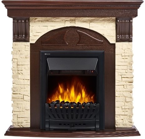 

Портал Firelight Torre Classic (камень слоновая кость/шпон темный дуб)