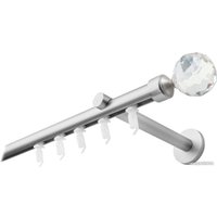 Карниз для штор Lm Decor Кристалл 19мм 1р (сатин, 4.0м)