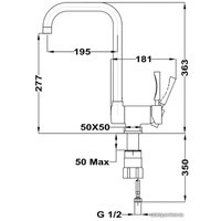 Смеситель TEKA Kitchen series 469840290