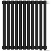 Стальной трубчатый радиатор Сунержа Эстет-11 EU50 500х495 11 секций (матовый черный)