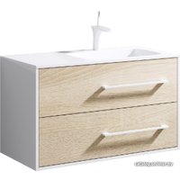  Aqwella Тумба Miami 90 R Mai.01.09/R с умывальником Malaga Mal.09.04.D-R