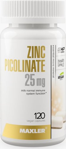 Комплекс Maxler Цинк Пиколинат 25 мг (120 капсул)