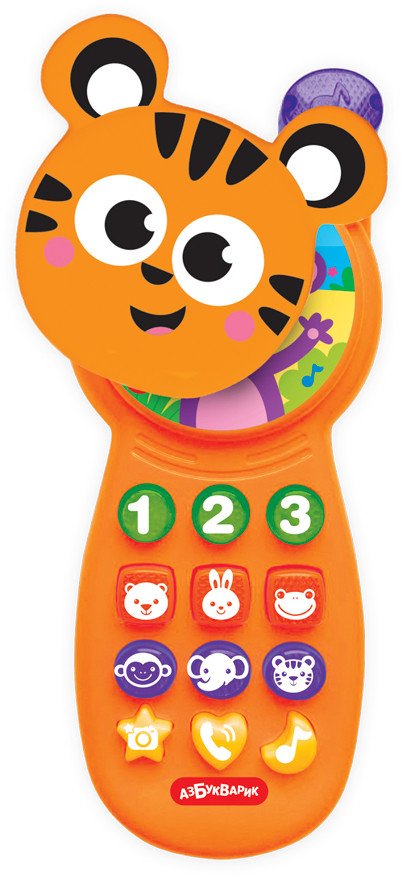 

Развивающая игрушка Азбукварик Тигренок. Музыкальный телефончик 3135