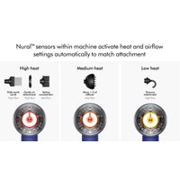 Фен Dyson HD16 Supersonic Nural Curly+Coily (евровилка, синие румяна/топаз) в Бобруйске