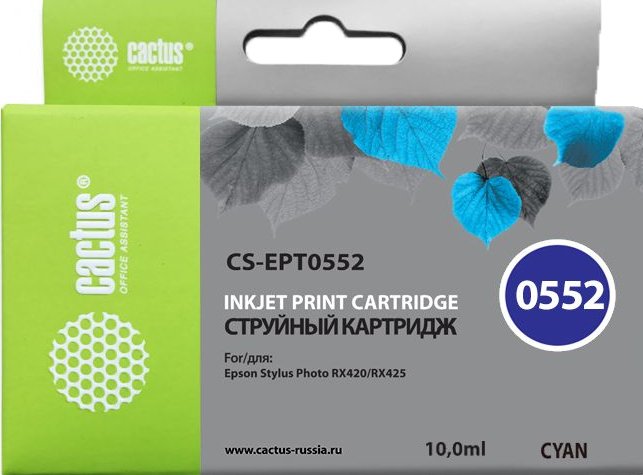 

Картридж CACTUS CS-EPT0552 (аналог Epson C13T05524010)