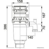 Измельчитель пищевых отходов Franke Turbo Elite Slimline TE-75S 134.0607.344