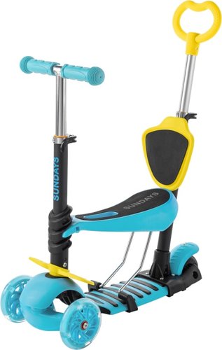 Трехколесный самокат Sundays KB05B (голубой)