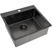 Кухонная мойка ZorG ZRE 5551 graphite