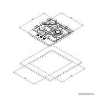 Варочная панель Weissgauff HGG 451 WEB