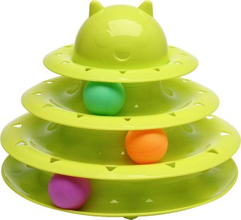 Игрушка для кошек Пижон Игровой комплекс 9064612 (зеленый)
