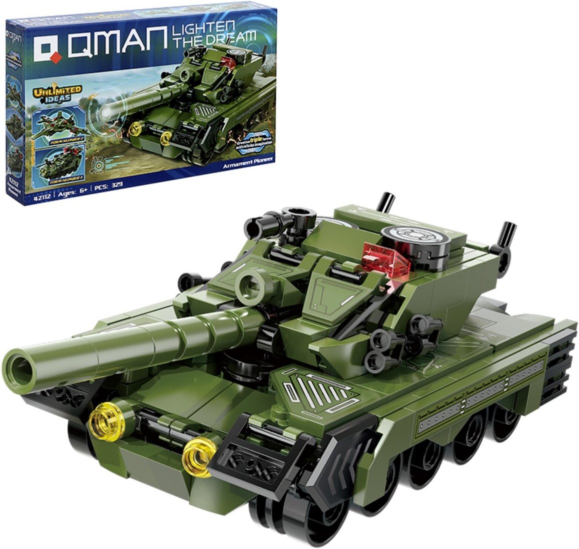 

Конструктор Qman Безграничные Идеи. Военная техника 3 в 1