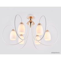 Припотолочная люстра Ambrella light Traditional TR3120/6 WH/GD