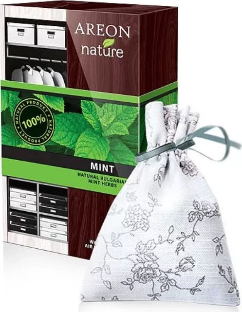Ароматизатор Areon Nature Premium мешочек в коробке Mint (84 г)
