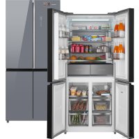 Холодильник side by side Weissgauff WCD 590 Nofrost Inverter Premium Biofresh Dark Grey Glass