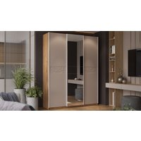 Шкаф-купе Трия Оскар Скания Т2 1800 268705 (ручка белая/дуб крафт золотой/кашемир/кашемир сатин)