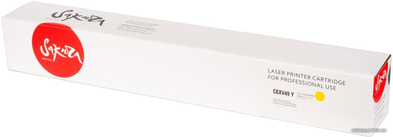 Картридж Sakura Printing SACEXV49Y (аналог Canon C-EXV49)